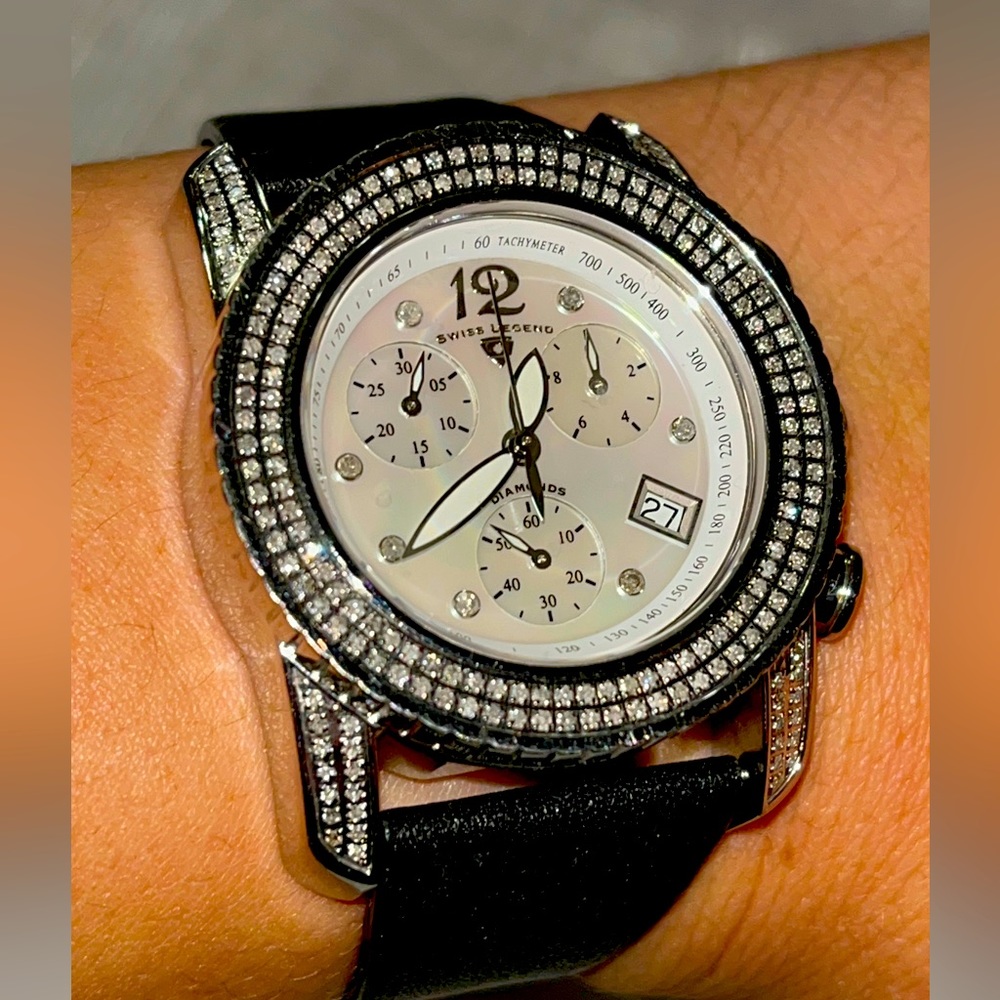 Womens Swiss Legend Diamond Watch